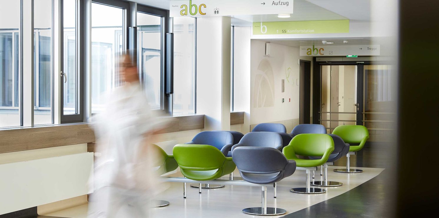Rems-Murr-Clinic, patient lounge, waiting areas, Winnenden